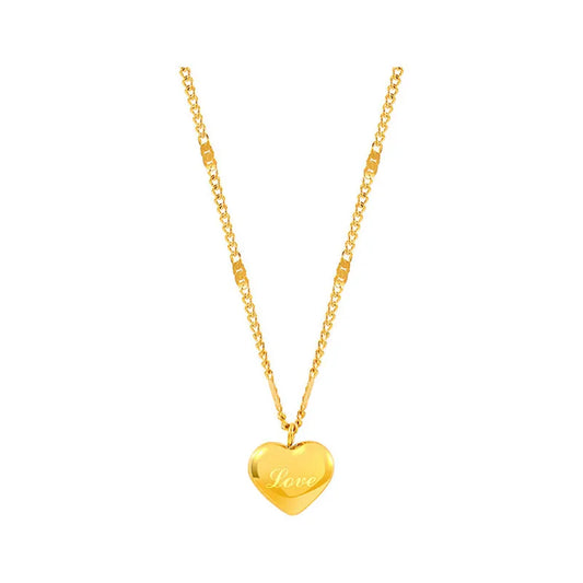 GOLDEN HEART LOCKET