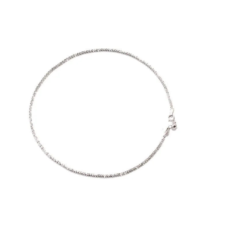 DAINTY SILVER SPARKLE NECKLACE